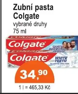 COOP DISKONT Zubní pasta Colgate nabídka