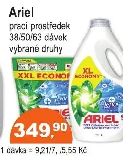 COOP DISKONT Ariel prací prostředek nabídka