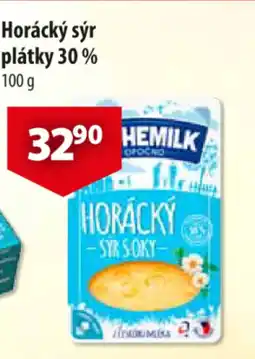 CBA Horácký sýr plátky 30% nabídka
