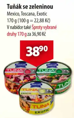 CBA Tuňák se zeleninou nabídka