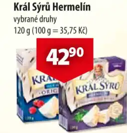 CBA Král Sýrů Hermelín nabídka