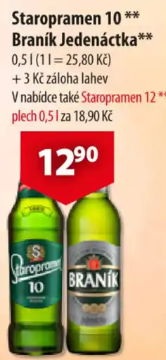 CBA Staropramen 10 * Braník Jedenáctka nabídka