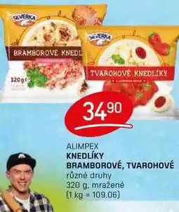 Flop KNEDLÍKY BRAMBOROVÉ, TVAROHOVÉ různé druhy 320 g nabídka