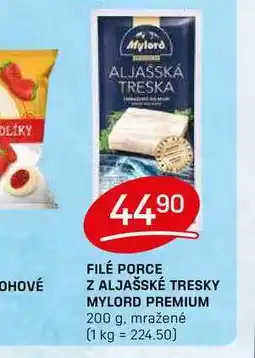 Flop FILÉ PORCE Z ALJAŠSKÉ TRESKY MYLORD PREMIUM 200 g, mražené nabídka