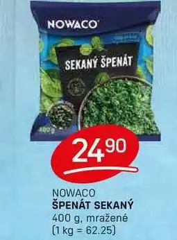 Flop NOWACO ŠPENÁT SEKANÝ 400 g, mražené nabídka
