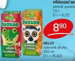 Flop HELLO vybrané druhy 250 ml nabídka