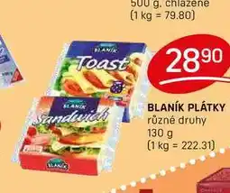 Flop BLANÍK PLÁTKY různé druhy 130 g nabídka