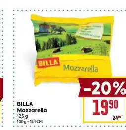 Billa BILLA Mozzarella 125 g nabídka