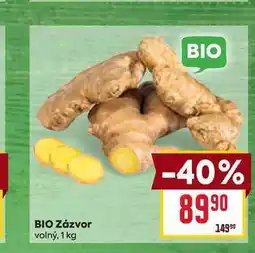 Billa BIO Zázvor volný, 1 kg nabídka