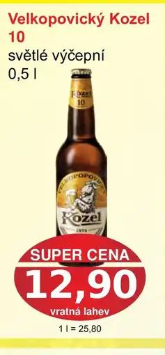PLUS JIP Velkopovický Kozel 10 nabídka