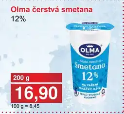 PLUS JIP OLMA čerstvá smetana 12% nabídka