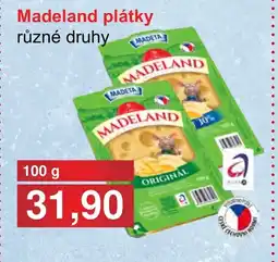 PLUS JIP MADETA Madeland plátky nabídka