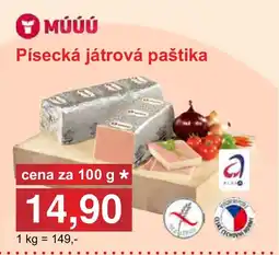 PLUS JIP Písecká játrová paštika nabídka