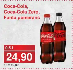 PLUS JIP Coca-Cola Zero, Fanta pomeranč nabídka