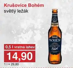 PLUS JIP Krušovice Bohém nabídka