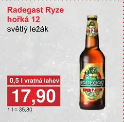 PLUS JIP Radegast Ryze hořká 12 nabídka