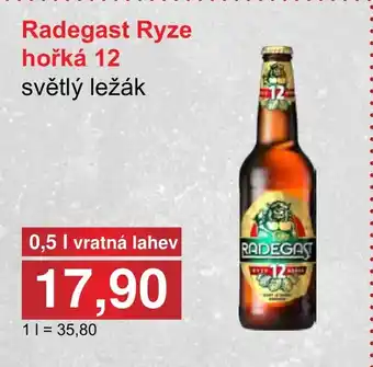 PLUS JIP Radegast Ryze hořká 12 nabídka