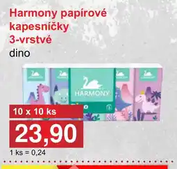 PLUS JIP HARMONY papírové kapesníčky 3-vrstvé nabídka