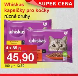 PLUS JIP Whiskas kapsičky pro kočky nabídka