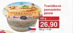 PLUS JIP Tvarůžková pomazánka jemná nabídka