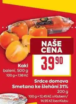 Billa Kaki balení, 500 g nabídka