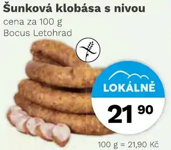 Šunková klobása s nivou
