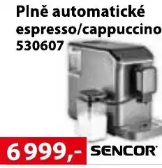 Konzum SENCOR Plně automatické espresso/cappuccino nabídka
