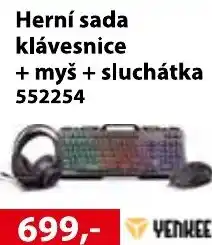 Konzum Herní sada klávesnice + myš + sluchátka nabídka