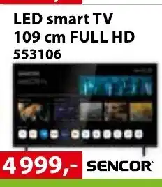 Konzum SENCOR LED smart TV 109 cm FULL HD nabídka