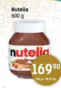 Konzum Nutella nabídka