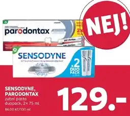 Rossmann Sensodyne, parodontax zubní pasta duopack nabídka