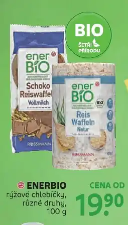 Rossmann ENERBIO rýžové chlebíčky nabídka