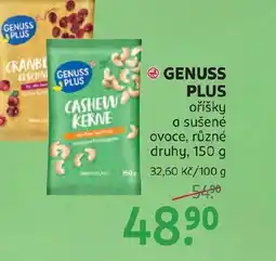 Rossmann GENUSS PLUS oříšky a sušené ovoce nabídka