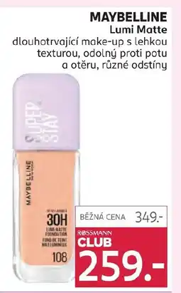 Rossmann MAYBELLINE Lumi Matte nabídka