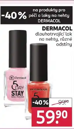 Rossmann DERMACOL dlouhotrvající lak na nehty nabídka