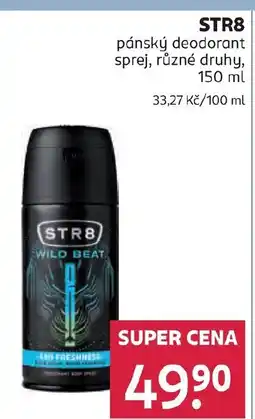 Rossmann STR8 pánský deodorant sprej nabídka