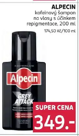 Rossmann ALPECIN kofeinový šampon na vlasy s účinkem repigmentace nabídka