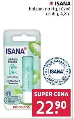 Rossmann ISANA® balzám na rty nabídka