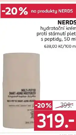 Rossmann NERDS hydratační krém proti stárnutí pleti s peptidy nabídka