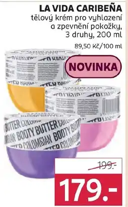 Rossmann LA VIDA CARIBEÑA tělový krém pro vyhlazení nabídka