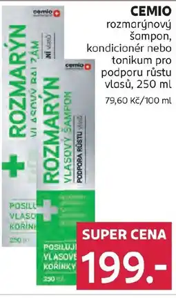 Rossmann CEMIO rozmarýnový šampon, kondicionér nebo tonikum nabídka