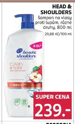 Rossmann HEAD & SHOULDERS šampon na vlasy proti lupům nabídka