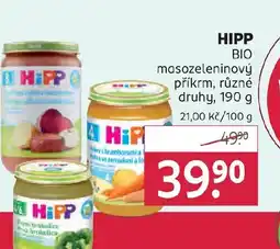 Rossmann HIPP BIO masozeleninový příkrm nabídka