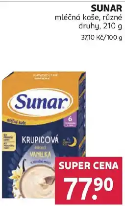 Rossmann SUNAR mléčná kaše nabídka
