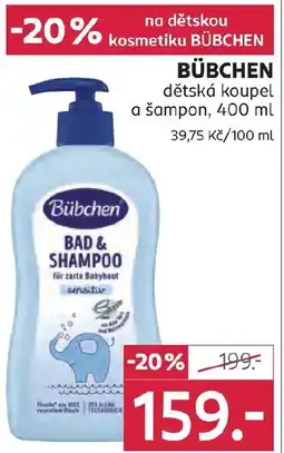 Rossmann BÜBCHEN dětská koupel a šampon nabídka
