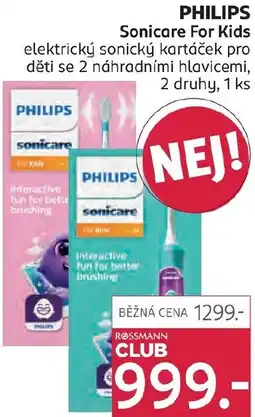 Rossmann PHILIPS Sonicare For Kids nabídka