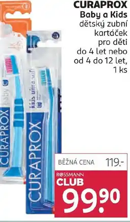 Rossmann CURAPROX Baby a Kids dětský zubní kartáček pro děti nabídka