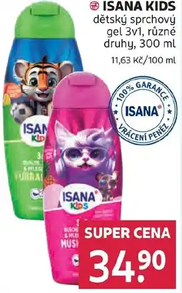 Rossmann ISANA KIDS dětský sprchový gel 3v1 nabídka