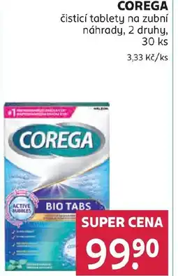 Rossmann COREGA čisticí tablety na zubní náhrady nabídka