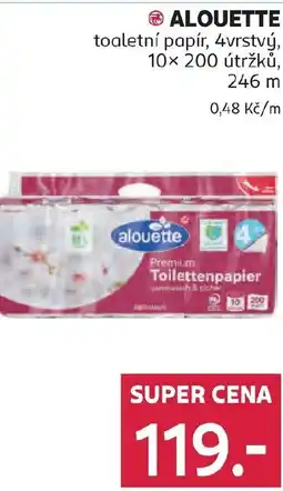 Rossmann ALOUETTE toaletní papír nabídka